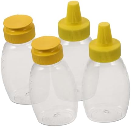 WATIIFUFU 4PC Multi-Purpose Condiment Squeeze Bottles Leakproof