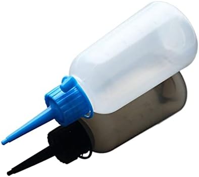 MinLia Plastic Clear Tip Squeeze Bottle Blue