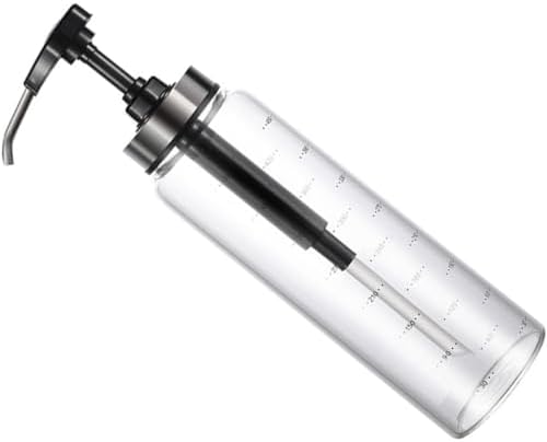 GRIRIW 500ml Honey Dispenser Jar with Easy Press Pump 1