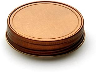 Nakpunar 12 pcs Rustic Bronze Mason Jar Lids 1