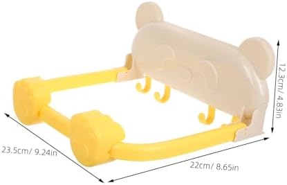 Foldable ABS Bathroom Towel Hook Organizer