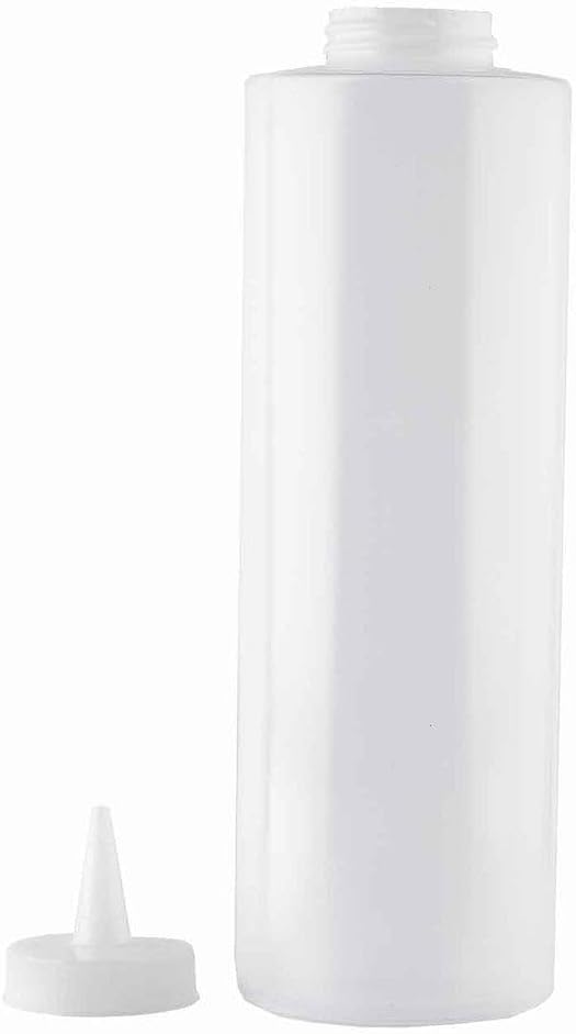 Tablecraft 24 oz Clear Condiment Squeeze Bottle