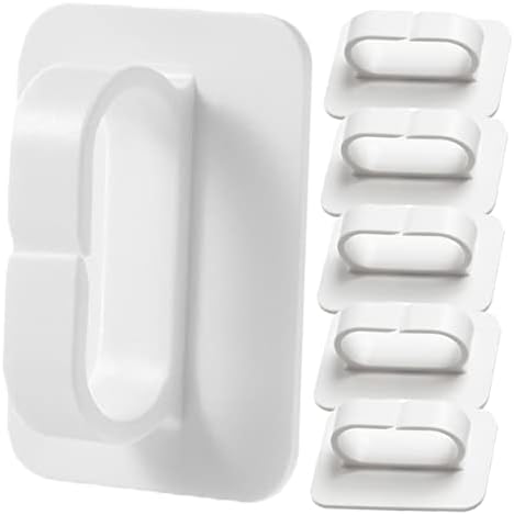 GLEAVI 6Pcs Adhesive Wall Hooks for Smooth Surfaces 1