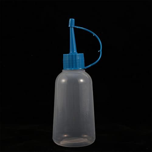 MinLia Plastic Clear Tip Squeeze Bottle Blue