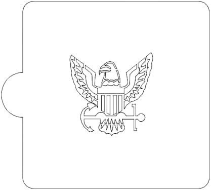 US Navy Stencil and Cookie Cutter Decorating Set