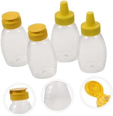 WATIIFUFU 4PC Multi-Purpose Condiment Squeeze Bottles Leakproof