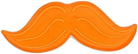 R M 4-Inch Black Polyresin Moustache Cookie Cutter