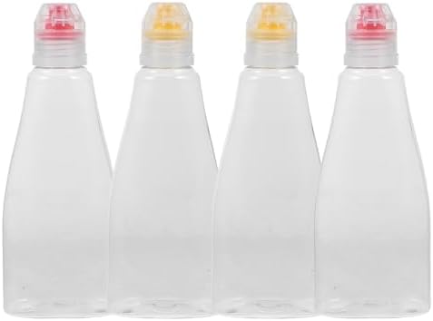 CLISPEED 4pcs Honey Squeeze Bottle Set