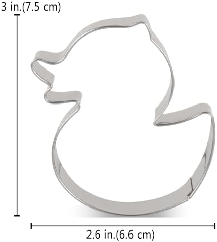 LILIAO Duck Cookie Cutter 26 x 295 Stainless Steel
