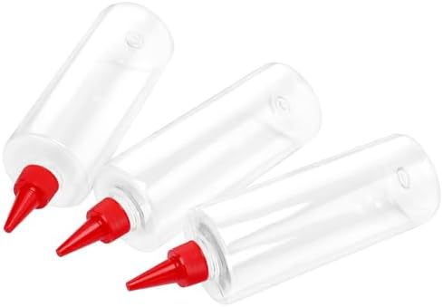 12 PCS 16 oz Clear Plastic Squeeze Bottles with Twist Top