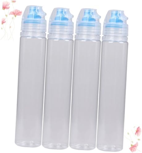 Luxshiny 4pcs PVC Food Sealed Storage Bottles