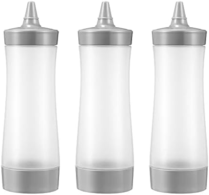 UPKOCH 3 Pcs Squeeze Condiment Bottles