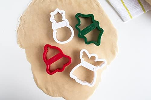 Fox Run Christmas Cookie Cutter Set 4-Piece