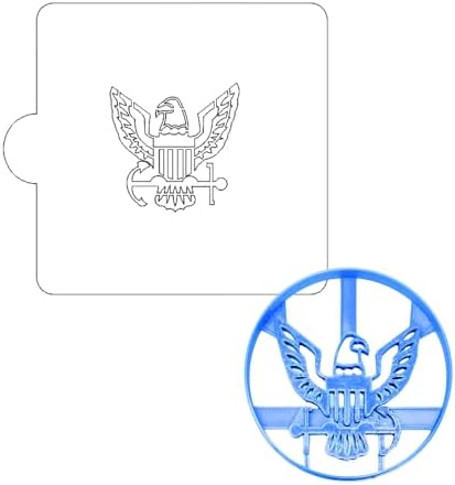 US Navy Stencil and Cookie Cutter Decorating Set