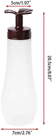 Kasuki Clear Plastic Squeeze Bottle 200ML