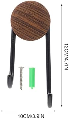 Healifty Self-Adhesive Wall Hook Stainless Steel 1
