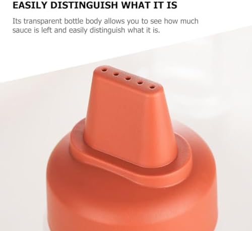 COLLBATH 350ml Sauce Squeeze Bottles Set with Scale