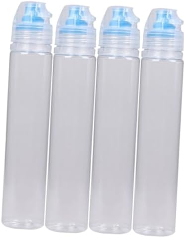 UTHCLO 4 Pack PVC Condiment Storage Bottles