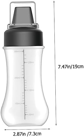 HAKIDZEL 2pcs Condiment Squeeze Bottle Ketchup Dispenser