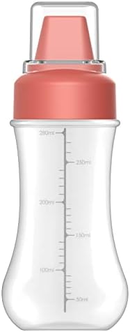 Sunicon 350ml Condiment Squeeze Bottles with Top Cap and Precision Tip