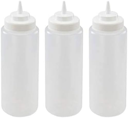 Great Credentials Squeeze Bottles Clear Set of 3 1