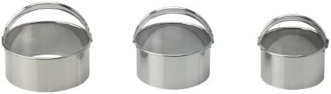 Mrs Andersons Baking 3-Piece Round Cookie Cutters Set