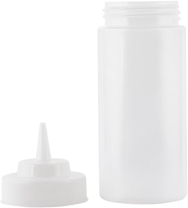 Tablecraft 16 Oz Natural Wide Mouth Squeeze Dispenser 12Box