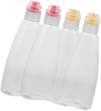 Anneome Mini Travel Honey Bottles 400g Reusable Condiment Squeeze Bottles