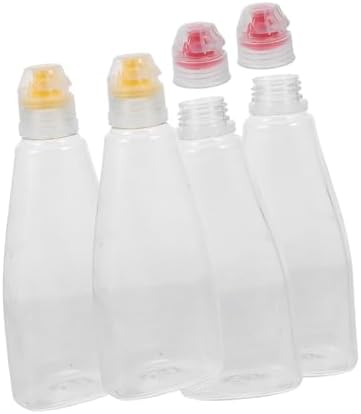 PartyKindom 8 Pcs Condiment Squeeze Bottles Set