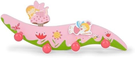 Mousehouse Gifts Fairy Themed Coat Hooks for Kids Bedroom