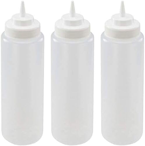 Great Credentials Squeeze Bottles Clear Set of 3 1