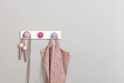 LEGO Wall Hanger with 3 Hooks - Kids Coat Rack Decor