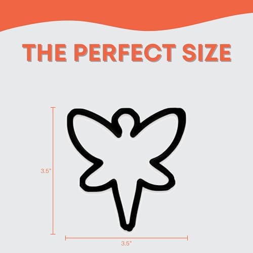 Bundle of Fun Fairy Cookie Cutter with Easy Push Design