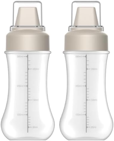 PHEZEN 2PCS 280ml Leak Proof Condiment Bottles