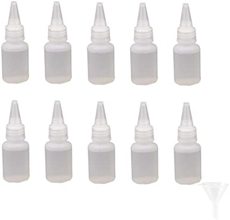 SHUILING 10 Pack Plastic Squeeze Bottles with Scales 30ml1oz