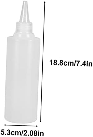 GRIRIW 6pcs 250ml Squeeze Condiment Bottles
