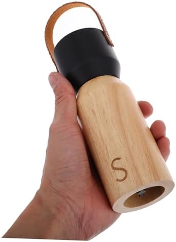 HAKIDZEL Manual Wooden Pepper Grinder Set