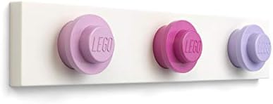 LEGO Wall Hanger with 3 Hooks - Kids Coat Rack Decor