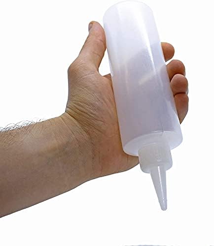 BRIGHTFROM 8 oz Condiment Squeeze Bottles Pack of 15