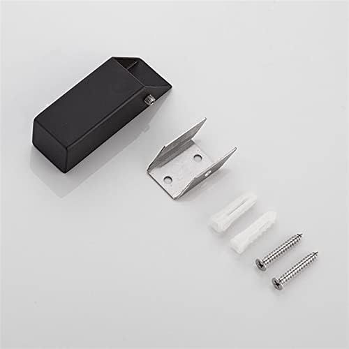 LUCBEI Wall-Mounted Black Towel Hook 3Pcs Coat Hook