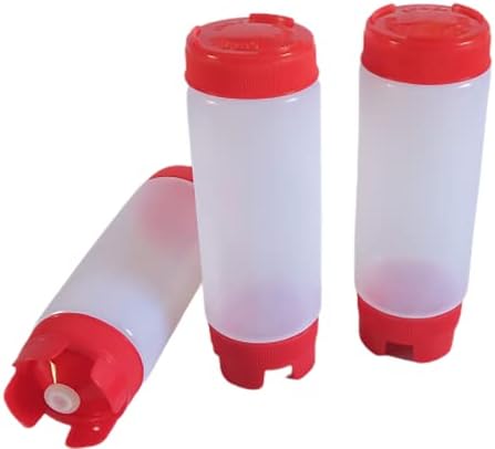 BAKERS PARDISE 15 Oz Condiment Squeeze Bottles Pack of 3 1