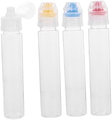 ULTECHNOVO 4PCS 2SET Mini Squeeze Condiment Bottles