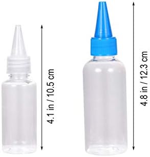 Cabilock 20pcs Condiment Squeeze Bottles with Cap and Lid
