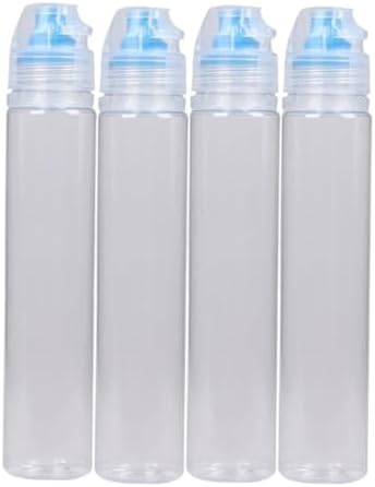 UTHCLO 4 Pack PVC Condiment Storage Bottles