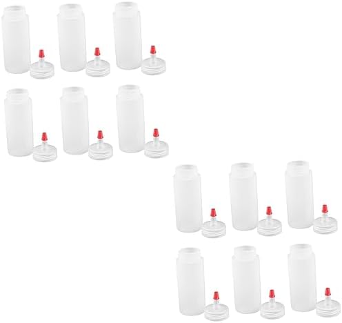 DECHOUS 12 Pcs Reusable Paint Glue Squeeze Bottles
