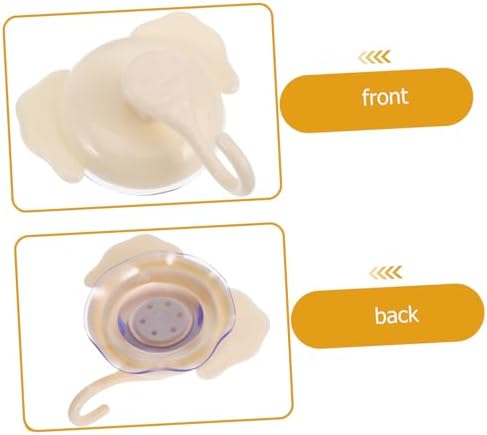 4Pcs Cute Elephant Suction Cup Hooks No Drill Bathroom Wall Hooks