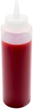 Restaurantware 12 8 Oz Condiment Squeeze Bottles With Lids