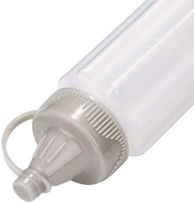 4pcs Plastic Squeeze Condiment Bottles for BBQ and Camping