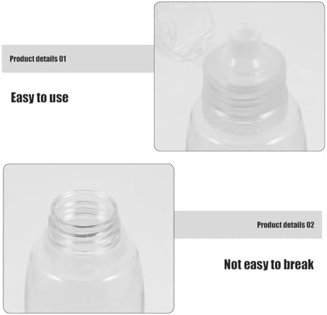 12 Pcs Refillable Condiment Squeeze Bottles with PET Leakproof Cap