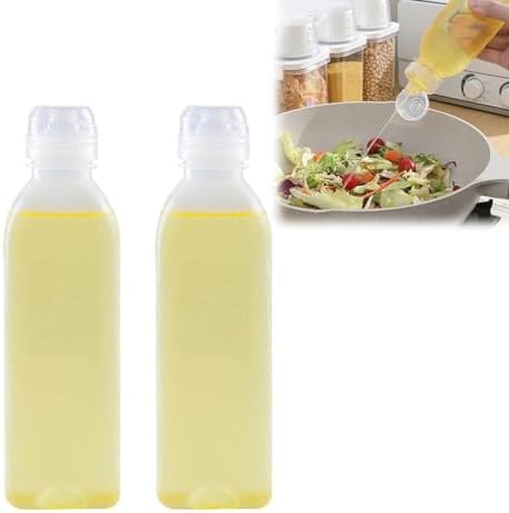 YAMSLAM 2 Pcs Clear Condiment Squeeze Bottles